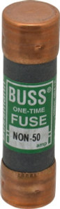 Bussmann 125 VDC, 250 VAC, 50 Amp, Fast-Acting General Purpose Fuse Fuse Holder Mount, 76.2mm OAL, 50 at AC/DC kA Rating, 13/16" Diam NON-50 - 74740465