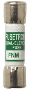 Bussmann 250 VAC, 1.13 Amp, Time Delay General Purpose Fuse Fuse Holder Mount, 1-1/2" OAL, 10 at 125 V kA Rating, 13/32" Diam FNM-1-1/8 - 76636364