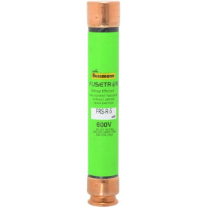 Bussmann 300 VDC, 600 VAC, 5 Amp, Time Delay General Purpose Fuse Fuse Holder Mount, 127mm OAL, 20 at DC, 200 (RMS) kA Rating, 13/16" Diam FRS-R-5 - 75908889
