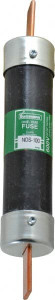 Bussmann 600 VAC, 100 Amp, Fast-Acting General Purpose Fuse Bolt-on Mount, 7-7/8" OAL, 10 (RMS Symmetrical) kA Rating, 1-5/16" Diam NOS-100 - 74740606