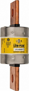 Bussmann 300 VDC & 600 VAC, 450 Amp, Time Delay General Purpose Fuse Bolt-on Mount, 203.2mm OAL, 100 at DC, 300 at AC (RMS) kA Rating, 2-19/32" Diam LPJ-450SPI - 92129394