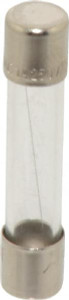 Ferraz Shawmut 250 VAC, 1 Amp, Fast-Acting Miniature Glass Fuse Clip Mount, 1-1/4" OAL, 1/4" Diam GGC1-MSC - 54008651
