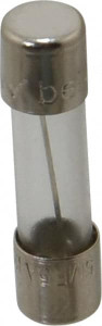 Ferraz Shawmut 125 VAC, 5 Amp, Fast-Acting Miniature Glass Fuse Clip Mount, 20mm OAL, 10 at AC kA Rating, 5mm Diam GGM5-MSC - 54009972