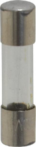 Ferraz Shawmut 250 VAC, 0.1 Amp, Fast-Acting Miniature Glass Fuse Clip Mount, 20mm OAL, 5mm Diam GGM1/10-MSC - 54009774