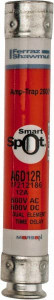 Ferraz Shawmut 600 VAC/VDC, 12 Amp, Time Delay General Purpose Fuse Clip Mount, 127mm OAL, 100 at DC, 200 at AC kA Rating, 13/16" Diam A6D12R - 54016167