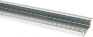 Schneider Electric 78.8 Inch Long x 2.95 Inch Wide x 0.59 Inch High x Zinc Plated Steel DIN Rail 2mm Thick AM1DL201 - 69681120