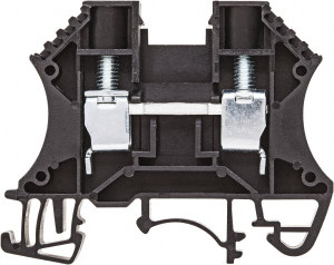 Bussmann 600 Volt (UL), 630 Volt (IEC), 32 (IEC) Amp, 35 (UL) Amp, DIN Rail Mount, Passthrough Terminal Block Zinc Plated Steel, 22 to 10 AWG Compatibility, 2 Inch High x 58.9mm Deep DP35-LK - 52665833