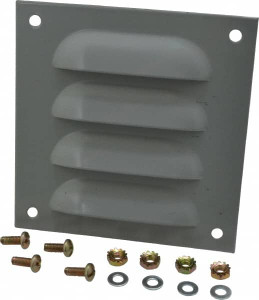 Cooper B-Line Electrical Enclosure Steel Louver Plate Kit For Use with Cooper B-Line Enclosures 78205148216 - 64044084
