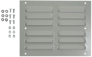 Cooper B-Line Electrical Enclosure Steel Louver Plate Kit For Use with Cooper B-Line Enclosures 78205148230 - 64050305