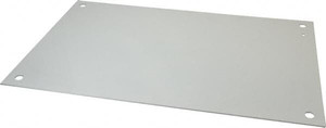 Cooper B-Line 13" OAW x 21" OAH Powder Coat Finish Electrical Enclosure Nonperforated Panel 24" x 16" Box, 12 Gauge Steel, Use with 24166-12/24168-12 78205170328 - 60614773