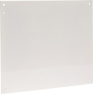 Cooper B-Line 18-1/2" OAW x 21" OAH Powder Coat Finish Electrical Enclosure Nonperforated Panel 24" x 20" Box, 14 Gauge Steel, Use with 24206-1/24208-1 78205108989 - 60614781