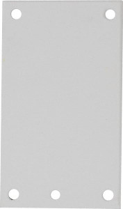 nVent HOFFMAN 2-7/8" OAW x 4-7/8" OAH Powder Coat Finish Electrical Enclosure Junction Box Panel 6" x 4" Box, 14 Gauge Steel, Use with A644PHC/A644PHCW/A845JFGR A6P4 - 68601558