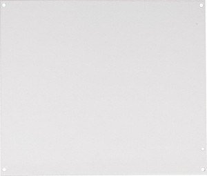 nVent HOFFMAN 10-7/8" OAW x 12-7/8" OAH Powder Coat Finish Electrical Enclosure Junction Box Panel 14" x 12" Box, 14 Gauge Steel, Use with A14128PHC/A14128PHCW/A16128JFGR A14P12 - 68601582