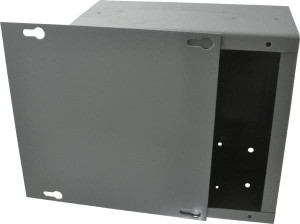 Cooper B-Line NEMA 1 Steel Junction Box Enclosure with Screw Flat Cover 8" Wide x 8" High x 4" Deep 78205122282 - 64052343