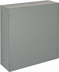 nVent HOFFMAN NEMA 1 Steel Junction Box Enclosure with Screw Flat Cover 18" Wide x 18" High x 6" Deep ASE18X18X6 - 68599620