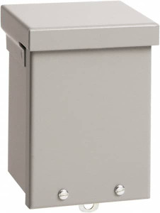 nVent HOFFMAN NEMA 1 Steel Junction Box Enclosure with Screw Flat Cover 24" Wide x 24" High x 6" Deep ASE24X24X6NK - 68599745