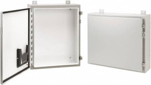 nVent HOFFMAN NEMA 12, 13 Steel Standard Enclosure with Hinge Flat Cover 30" Wide x 36" High x 12" Deep A363012LP - 68600162