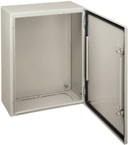 Schneider Electric NEMA 4 Steel Standard Enclosure with Hinge Cover 400mm Wide x 500mm High x 200mm Deep NSYCRN54200 - 69683654