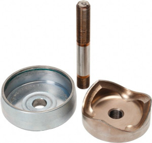 Greenlee 3.539 Inch Hole Diameter x 3 Inch Hole Length x Round, Knockout Punch Unit Battery and Hydraulic Operated, 10 Gauge Max in Mild Steel 745H-3 - 58423401