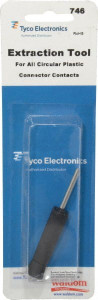 TE Connectivity Pin Extraction Tool For Use with AMP Circular Plastic Connector Contact 746 - 06063739