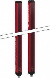 Telemecanique Sensors 8 Beam, 6.3 Inch Height Protection, 4, 12m Max Sensing, 14 to 131°F, Hand Protection 2, Safety Light Curtain 24 VDC, Red, Aluminum XUSL2E30H016N - 49948755