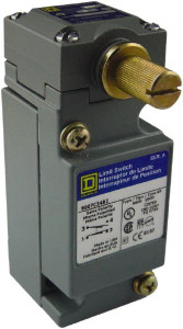 Square D SPDT, NC/NO, Multiple VDC Levels, Screw Terminal, Rotary Head Actuator, General Purpose Limit Switch 1, 2, 4, 6, 12, 13, 6P NEMA Rating, IP66 IPR Rating 9007C54B2 - 59760173