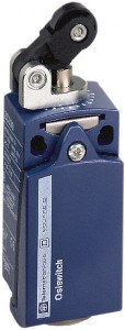 Telemecanique Sensors SPDT, NC/NO, 240 VAC, 250 VDC, Screw Terminal, Roller Plunger Actuator, General Purpose Limit Switch 1, 2, 4, 6, 12, 13 NEMA Rating, IP66, IP67 IPR Rating XCKD2121N12 - 59759944