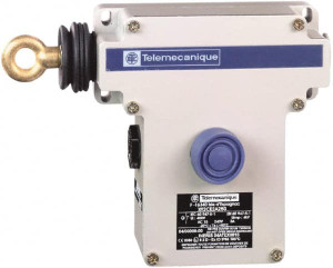 Telemecanique Sensors 10 Amp, 2NO/2NC Configuration, Left Hand Operation, Rope Operated Limit Switch Pushbutton Reset, Rope Pull, Pilot Light Indicator, 300 VAC XY2CE2A296 - 69656577
