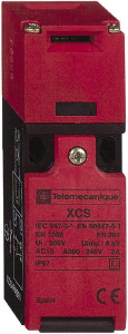 Telemecanique Sensors NO/NC Configuration, Multiple Amp Level, Plastic Key Safety Limit Switch 30mm Wide x 30mm Deep x 107mm High, IP67 Ingress Rating XCSPA593 - 59309138