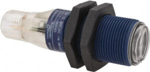 Telemecanique Sensors 4 Pin M12 Connector, 0.1m Nominal Distance, Shock and Vibration Resistant, Diffused Photoelectric Sensor 12 to 24 VDC, 500 Hz, PBT, 2.36 Inch Long x 0.71 Inch Wide XUB4APBNM12 - 59759191