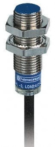 Telemecanique Sensors PNP, 2mm Detection, Cylinder Shielded, Inductive Proximity Sensor 3 Wires, IP68, IP69K, 12 to 24 VDC, M12x1 Thread, 1.38 Inch Long x 0.47 Inch Wide XS512B1PAL2 - 59758557