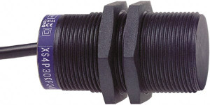 Telemecanique Sensors NPN, PNP, 15mm Detection, Cylinder, Inductive Proximity Sensor 2 Wires, IP68, 24 to 240 VAC/VDC @ 50/60 Hz, M30x1.5 Thread, 62mm Long XS4P30MA230 - 70104518