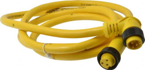 Brad Harrison - Molex 13 Amp, Female 90° to Male 90° Cordset Sensor and Receptacle 600 VAC/VDC, 6 Ft. Long Cable, IP68 Ingress Rating 113022A01F060 - 09541905