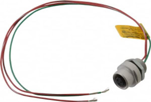 Brad Harrison - Molex 4 Amp, 1/2-20 UNF Female Straight Receptacle 250 VAC/VDC, 0.31m Cable Length, IP67 Ingress Rating 7R3A00A19A120 - 09541376