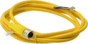 Brad Harrison - Molex 4 Amp, M12 Female Straight to Pigtail Cordset Sensor and Receptacle 250 VAC/VDC, 2m Cable Length, IP67 Ingress Rating 805000A09M020 - 09540972
