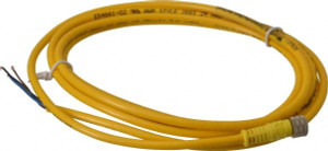 Brad Harrison - Molex 4 Amp, M8 Female Straight to Pigtail Cordset Sensor and Receptacle 60 VAC, 75 VDC, 2m Cable Length, IP68 Ingress Rating 403000A10M020 - 09540675