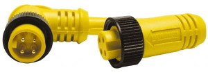 Brad Harrison - Molex 13 Amp, Female Straight, Male Straight Cordset Sensor and Receptacle 600 Volt, 1.83m Cable Length, IP67 Ingress Rating 113020A01F060 - 09541848