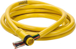 Brad Harrison - Molex 7 Amp, Male Straight to Pigtail Cordset Sensor and Receptacle 600 Volt, 3.66m Cable Length, IP67 Ingress Rating 309002A01F120 - 09542010