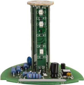 Edwards Signaling LED Lamp, Blue, Flashing, Stackable Tower Light Module 24 VDC, 0.06 Amp, IP54, IP65 Ingress Rating, 3R, 4X NEMA Rated, Panel Mount, Pipe Mount 102LS-FLEDB-G1 - 74651555
