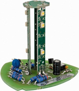 Edwards Signaling LED Lamp, White, Flashing, Stackable Tower Light Module 24 VDC, 0.06 Amp, IP54, IP65 Ingress Rating, 3R, 4X NEMA Rated, Panel Mount, Pipe Mount 102LS-FLEDW-G1 - 74651613