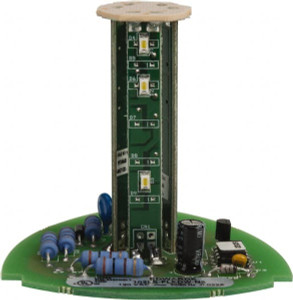 Edwards Signaling LED Lamp, White, Flashing, Stackable Tower Light Module 120 VAC, 0.02 Amp, IP54, IP65 Ingress Rating, 3R, 4X NEMA Rated, Panel Mount, Pipe Mount 102LS-FLEDW-N5 - 74651621