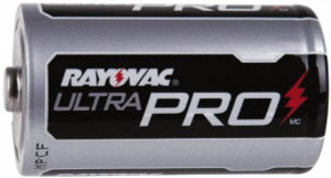 Rayovac Size D, Alkaline, Standard Battery 1.5 Volts, Button Tab Terminal 76529007 - 00567164