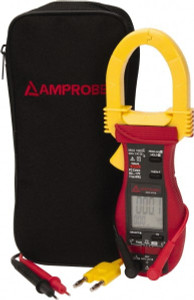 Amprobe ACD-41PQ, CAT III, Digital True RMS Power Quality Clamp Meter with 1.7717" Clamp On Jaws 600 VAC/VDC, 1000 AC Amps, Measures Voltage, Current, Frequency, Power, Resistance ACD-41PQ - 51314037