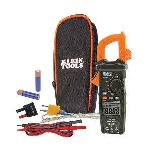 Klein Tools Clamp Meters, Clamp Meter Type: Auto Ranging, Measures: Current, Jaw Style: Curved, Jaw Capacity (Decimal Inch): 2.0000, CAT Rating: CAT IV, Maximum DC Voltage: 1000 CL800 - 30284061 Klein Tools Clamp Meters, Clamp Meter Type: Auto Ranging, Measures: Current, Jaw Style: Curved, Jaw Capacity (Decimal Inch): 2.0000, CAT Rating: CAT IV, Maximum DC Voltage: 1000 CL800 - 30284061