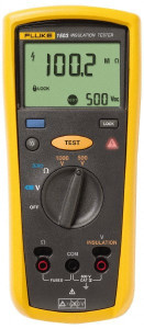 Fluke Backlight Display, 2,000 Megohm Electrical Insulation Resistance Tester & Megohmmeter 1,000 VDC Max Test Voltage, Powered by AA Battery FLUKE-1503 - 91096982