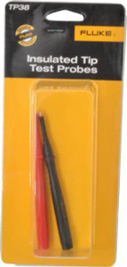 Fluke Black/Red Electrical Test Equipment Probe Set Use with Fluke 175, 177, 179 True RMS Digital Multimeters, Fluke 287, 289 True-RMS Industrial Logging Multimeters, Fluke 705 Loop Calibrators TP38 - 04950051