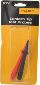 Fluke Black/Red Electrical Test Equipment Probe Use with TL22, TL24 Test Leads TP74 - 04950077