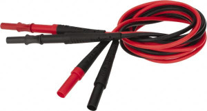 Fluke Black/Red Electrical Test Equipment Leads Extension Use with All Test Lead Models TL221 - 74073040