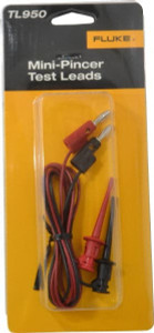 Fluke Black/Red Electrical Test Equipment Leads Set Use with All Models TL950 - 66549171