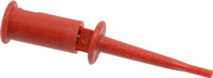 Pomona Electronics Red Electrical Test Equipment Clip Use with SMD Grabbers 5243-2 - 48631881
